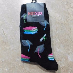 HOTSOX Black SCHOOL GRADUATION Cotton Blend Socks
